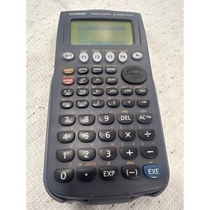 Casio Power Graphic fx-7400G PLUS Graphing Calculator Gray works
with Cover math